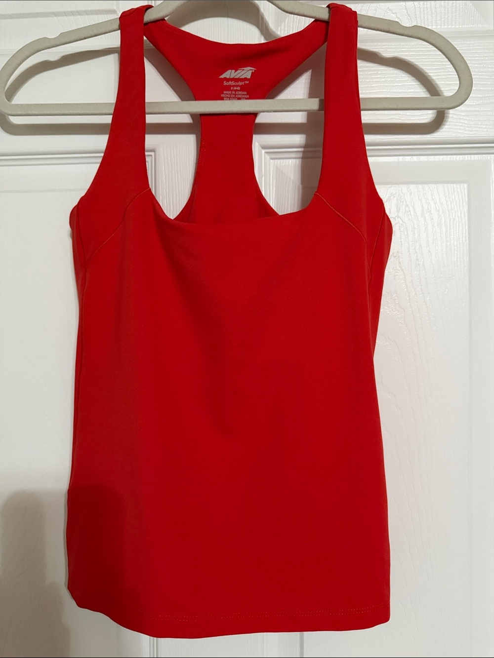 Avia Bright Red Racerback Tank Top